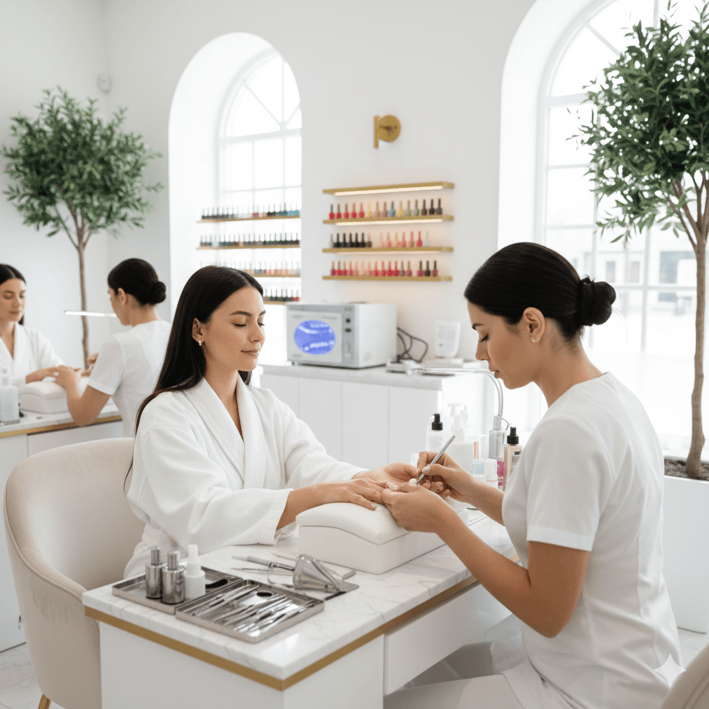 “Strong, healthy natural nails with smooth edges and a natural shine.”