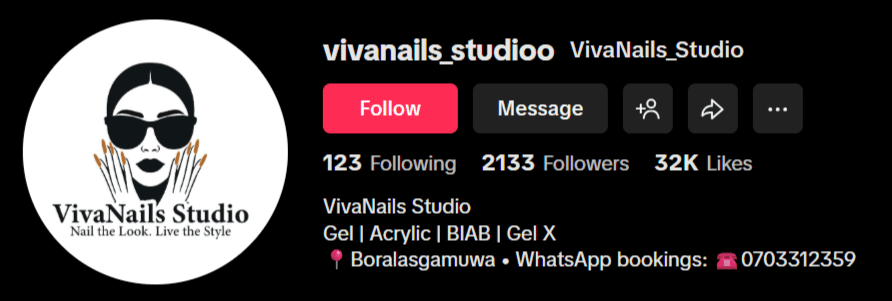 Vivian W minimalist clean girl aesthetic nail art with ASMR style