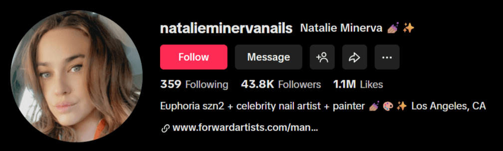 Natalie Minerva Euphoria inspired gemstone and Y2K nail designs