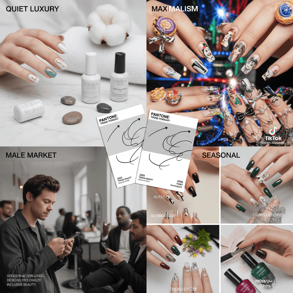 Trendy professional gel nail art design and manicure services in UK.