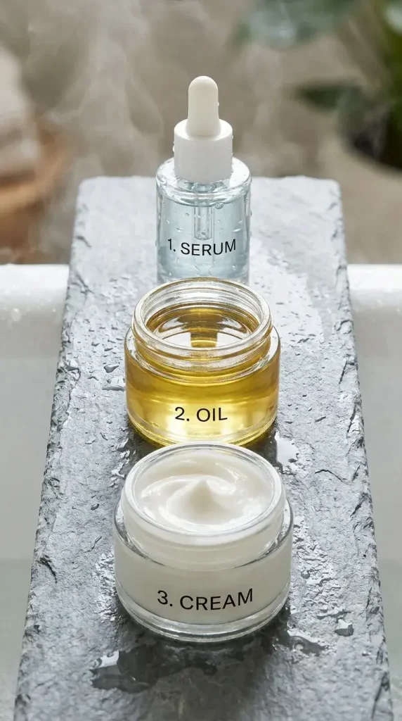 The Right Product Order Post-Shower