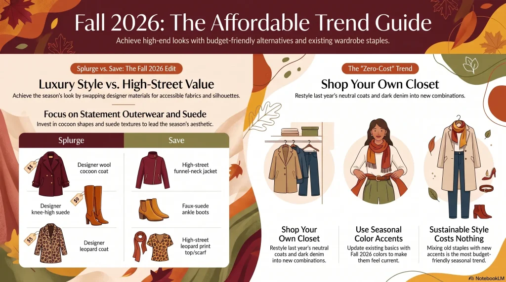 Affordable Fall 2026 Fashion Trends