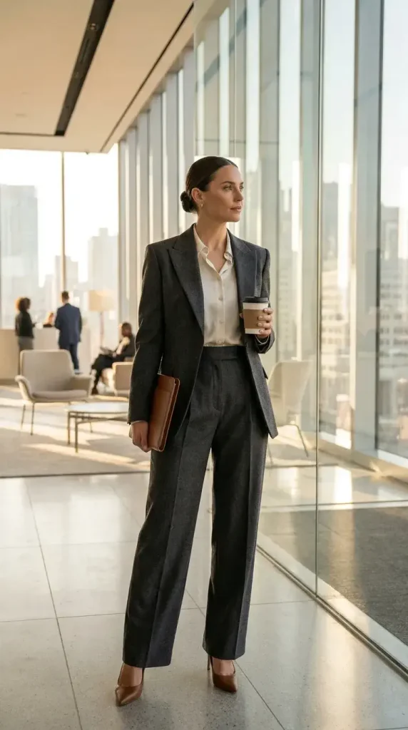Blazer and Trouser Combos for Fall Office Dressing