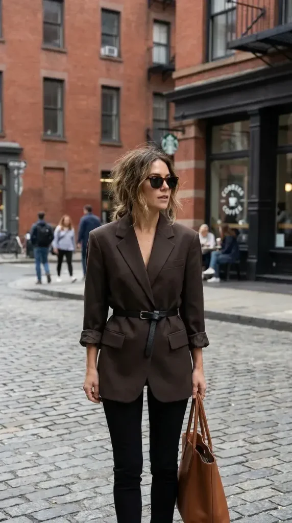 Oversized Blazer Outfit Ideas That Don't Swallow Your Frame